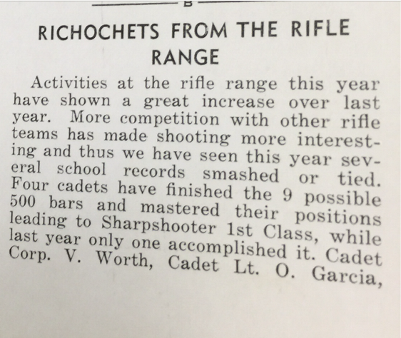 Throwback Thursday: Ricochets From the Rifle Range