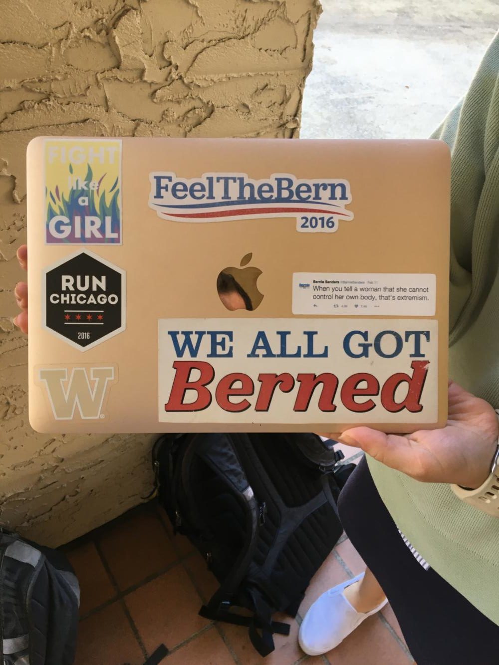 Alex Bishop works for the Democratic Party and was and is an avid supporter of Bernie Sanders but supported Clinton when she won the nomination.