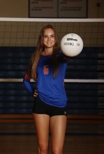 Anderson poses during her Bolles media day photoshoot.