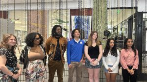 Art students visit galleries and studios in downtown Jax