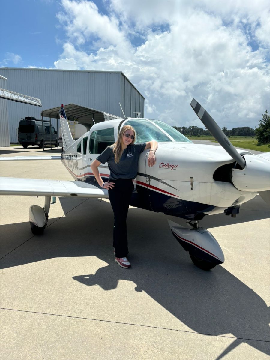 Senior earns her pilot’s license