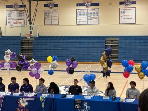 Seniors sign in the spring