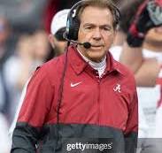 Nick Saban on the sideline